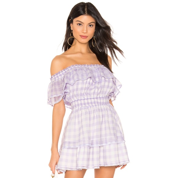 MAJORELLE Dresses & Skirts - * NEW MAJORELLE Ashlee Dress Purple & White E68